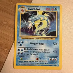Gyarados #6/102 Base Set LP Pokemon Card - Image 1