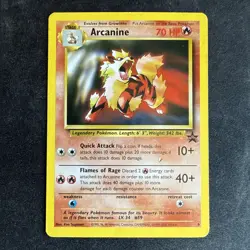 Arcanine 6 WOTC Black Star Promo Pokemon Card - Image 1