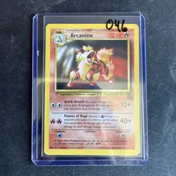Arcanine 6 WOTC Black Star Promo Pokemon Card - Image 3