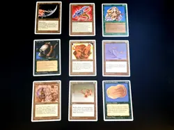 MTG - 4.ED. UNLIMITED (FWB/'95) - 9 RARE CARDS CONVOLUT 07 / NEVER PLAYED / NM - Image 1
