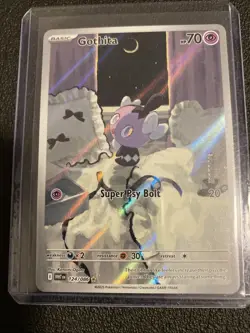 Gothita 124/086 White Flare Holo Card Sv: Near Mint - Image 1