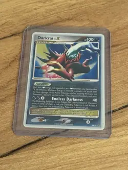 Pokemon Darkrai Lv. X TCG Diamond Pearl Black Star Promo Card DP19 Holo LP - Image 2