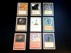 MTG - 4.ED. UNLIMITED (FWB/'95) - 9 RARE CARDS CONVOLUT 06 / NEVER PLAYED / NM - Image 1