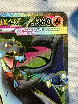 Mega Charizard X ex 109/094 Full Art Rare 2025 Phantasmal Flames Pokemon Card LP - Image 4