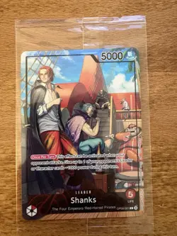 Shanks (2025 PSA Magazine Promo) OP09-001 One Piece Promotion Cards Foil Sealed - Image 1