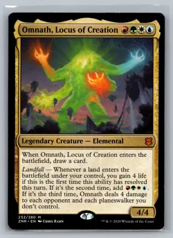 Omnath, Locus of Creation Zendikar Rising #232 Magic MTG - Image 1