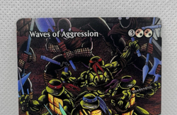 Waves of Aggression (Borderless) FOIL Teenage Mutant Ninja Turtles MTG - Image 4