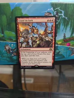 Mtg Count on Luck Aetherdrift Regular Near Mint NM - Image 1