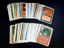 MTG - 4.ED. UNLIMITED (FWB/'95) - NEARLY COMPLETE UNCOMMON SET (103) /N. PL./NM - Image 1