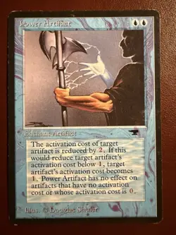 Magic the Gathering Antiquities Power Artifact MTG MP Moderate Play - Image 1