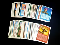 MTG - 4.ED. UNLIMITED (FWB/'95) - NEARLY COMPLETE COMMON SET (119)/NEVER PL./NM - Image 1