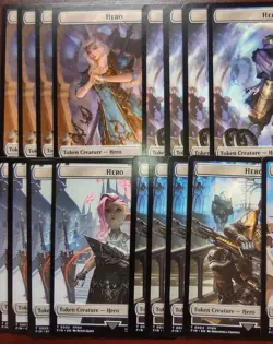 32 HERO Double-Sided Token ~mtg Final Fantasy - 4 EACH Hero Variant #02-#09 - Image 2