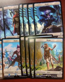 32 HERO Double-Sided Token ~mtg Final Fantasy - 4 EACH Hero Variant #02-#09 - Image 3