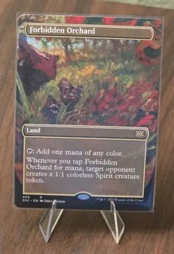 MTG Forbidden Orchard (Borderless) Double Masters 2022 Regular - Image 1