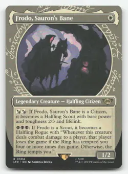 Frodo, Sauron's Bane (Showcase) 304 The Lord of the Rings MTG NM - Image 1