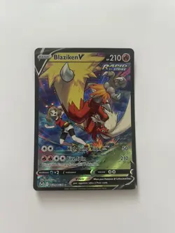 Blaziken V TG14/TG30 SWSH12: Silver Tempest Trainer Gallery Pokemon Card - Image 1