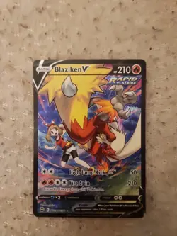 Blaziken V TG14/TG30 SWSH12: Silver Tempest Trainer Gallery NM Pokemon Card TCG - Image 1