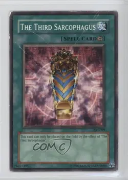 The Third Sarcophagus Unlimited YuGiOh Ancient Sanctuary #AST-099 2004 READ - Image 1