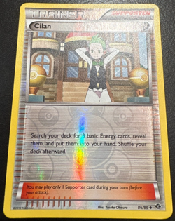 Pokemon TCG Cilan Next Destinies 86/99 Reverse Holo LP - Image 1