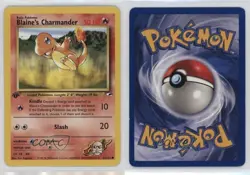 Blaine's Charmander 1st Ed. Pokemon Gym Heroes #61 2000 - Image 3