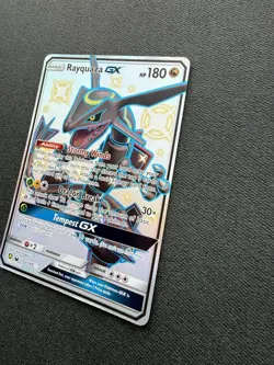 Rayquaza GX 177A/168 Hidden Fates Shiny Full Art Promo Pokemon Card - Image 4