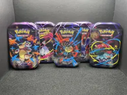 Pokemon TCG - Mega Evolution - Mega Heroes Mini Tins x5 - Full Art Set - Sealed - Image 1