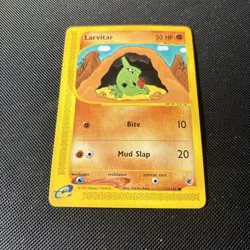Pokemon Card Expedition Base Set Larvitar 116/165 E Series Pokemon TCG - Image 3