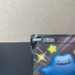 Ditto V SHINY SV118/SV122 Shining Fates NM Full Art Ultra Rare Pokemon Card - Image 3