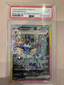 Pokemon TCG - Vaporeon EX 149/131 - SIR - Prismatic Evolutions - PSA 9 - Image 1
