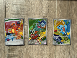 Pokemon TCG First Partner Illustration Collection Series 1 Kanto GEN 1 Starters - Image 1