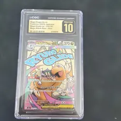 Pokemon Mega Dragonite Ex #232, Mega Dream EX, Mega Attack Rare, CGC Pristine 10 - Image 1
