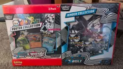 Pokemon Black Bolt & White Flare Binder + Poster Collection Sams Club Bundles x2 - Image 1