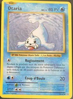 carte pokemon 28/108 OTARIA - Image 1