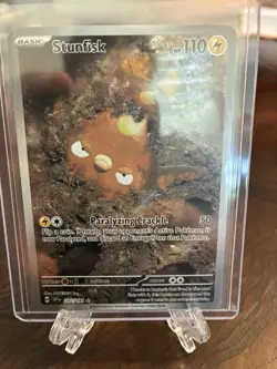 Pokemon TCG Stunfisk 202/191 Illustration Rare, Surging Sparks. NM - Image 1