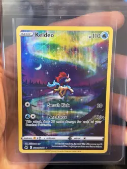 Pokemon Keldeo GG07/GG70 Crown Zenith Ultra Rare Full Art Holo HP110 - Image 1