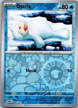 Carte Pokemon Otaria 086/165 Reverse 2023 - Image 1