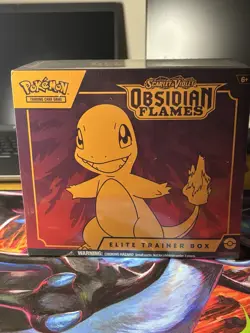 Pokemon: Scarlet & Violet 3: Obsidian Flames Elite Trainer Box - SLIGHT TEAR - Image 1