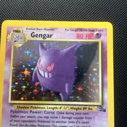 Gengar 5/62 Fossil Unlimited - Holo Rare - 1999 WOTC Pokemon Card TCG LP+ - Image 5