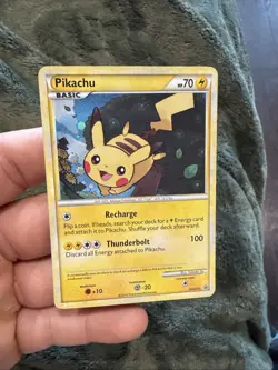 Pokemon TCG - Pikachu HGSS03 - Black Star Promo HOLO - Image 1