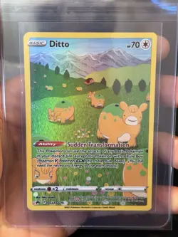 Pokemon Ditto GG22/GG70 Crown Zenith Galarian Gallery Ultra Rare Holo HP70 - Image 1