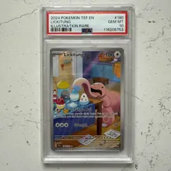 Lickitung 180/162 Pokemon S&V Temporal Forces Illustration Rare PSA 10 - Image 1