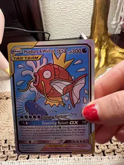 Pokemon Magikarp & Wailord GX TAG TEAM Full Art Ultra Rare 161/181 SM Team Up - Image 4