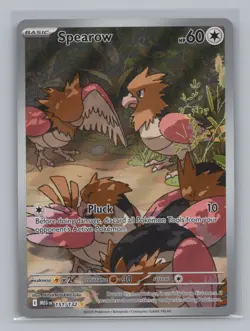 Spearow - Holo 151/132 ME01: Mega Evolution Pokemon TCG NM Illustration Rare - Image 1