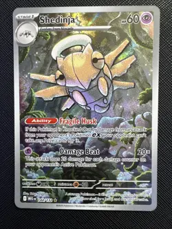 Shedinja 144/132 Me01: Mega Evolution Holo Pokemon Near Mint - Image 1