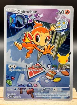 Chimchar 041 Illustration Rare First Partner Promo Pokemon TCG NM - Image 1