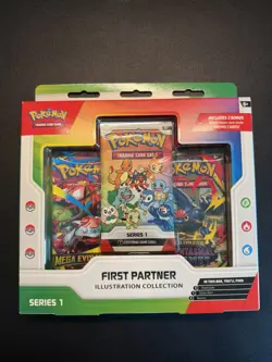 Pokemon TCG First Partner Illustration Collection Series 1 Box Sealed - Image 1