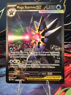 Pokemon Perfect Order Mega Starmie EX 118/088 Special Illustration Rare SIR NM - Image 2