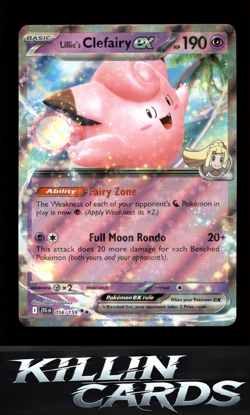 Lillie's Clefairy ex - 056/159 056/159 Pokemon Double Rare SV09: Journey Togethe - Image 1