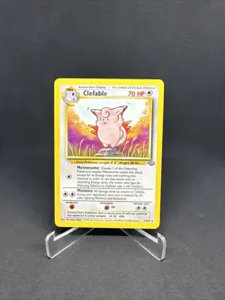 1999 Pokemon TCG Jungle Set Unlimited Clefable Non Holo Rare #1 WofC Vintage - Image 1