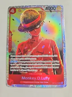 One Piece Monkey D. Luffy Card Game OP12-015 SR Legacy of the Master - Image 1